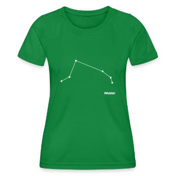Sternzeichen Widder - Frauen Funktions-T-Shirt - Kelly Green - Vorne - AI Model Female 172 dark (172cm)