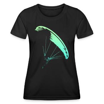 Parapente Nova CP - T-shirt sport Femme - noir - Devant - AI Model Female 172 light (172cm)