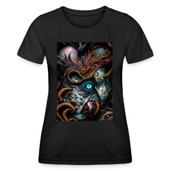 Moment III - Women's Functional T-Shirt - black - Front - AI Model Female 172 light (172cm)
