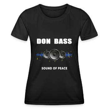 UKRAINE Donbass slava ukraini Sound of Ukraine - Frauen Funktions-T-Shirt - Schwarz - Vorne - AI Model Female 172 light (172cm)