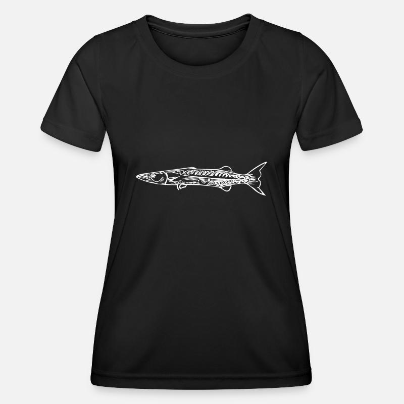 Barracuda Predator Elegant Fast Pike - Women's Functional T-Shirt - black