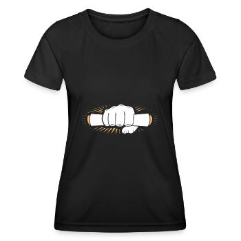 Doktortitel - Frauen Funktions-T-Shirt - Schwarz - Vorne - AI Model Female 172 light (172cm)