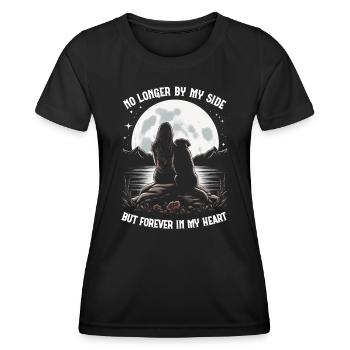 No Longer By My Side But Forever In My Heart - Frauen Funktions-T-Shirt - Schwarz - Vorne - AI Model Female 172 light (172cm)