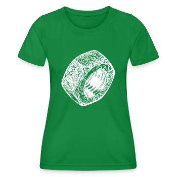 Schraubenmutter heller Oberfläche - Frauen Funktions-T-Shirt - Kelly Green - Vorne - AI Model Female 172 dark (172cm)