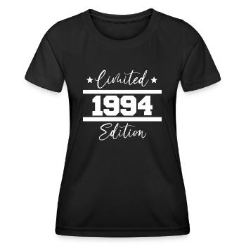 Édition limitée Born 1994 Cadeau Anniversaire - T-shirt sport Femme - noir - Devant - AI Model Female 172 light (172cm)