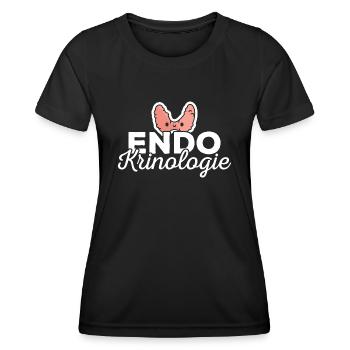 Endokrinologe Endokrinologie - Frauen Funktions-T-Shirt - Schwarz - Vorne - AI Model Female 172 light (172cm)