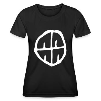 Tambour chaman - T-shirt sport Femme - noir - Devant - AI Model Female 172 light (172cm)