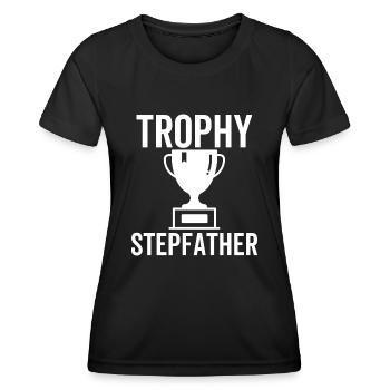 Trophäe Stiefvater - Frauen Funktions-T-Shirt - Schwarz - Vorne - AI Model Female 172 light (172cm)