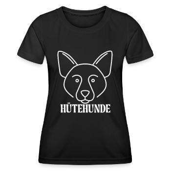 Herding dogs - Women's Functional T-Shirt - black - Front - AI Model Female 172 light (172cm)