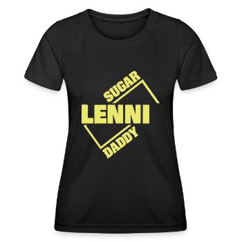 Sugar daddy Lenni - T-shirt sport Femme - noir - Devant - AI Model Female 172 light (172cm)