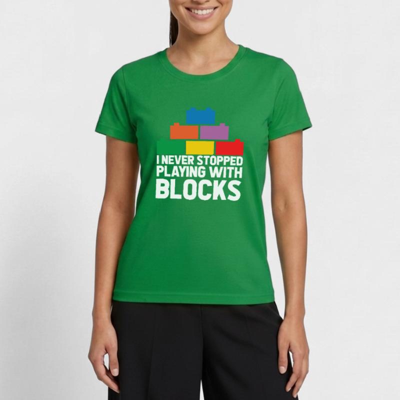 Brick Builder Brick Building Master Builder Women's Functional T-Shirt