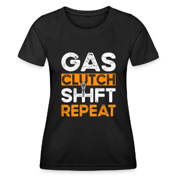 Drag Racing Drag Racer Autorennen - Frauen Funktions-T-Shirt - Schwarz - Vorne - AI Model Female 172 light (172cm)