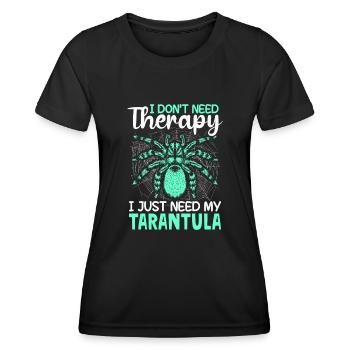 Tarantula Spiders Pet Tarantulas Collector - Women's Functional T-Shirt - black - Front - AI Model Female 172 light (172cm)
