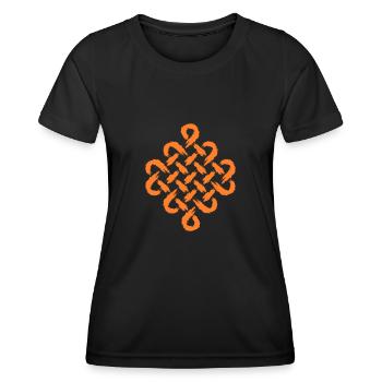 Infinity symbol Celtic symbol - Women's Functional T-Shirt - black - Front - AI Model Female 172 light (172cm)