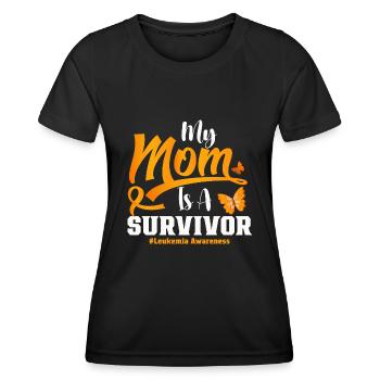 Leukemia Awareness Month Leukemia Survivor - Women's Functional T-Shirt - black - Front - AI Model Female 172 light (172cm)