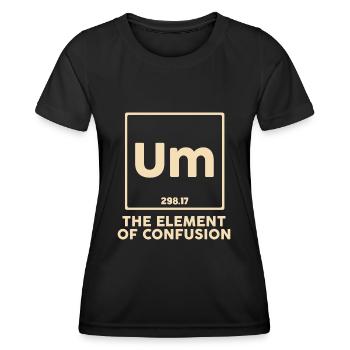 Biologist Bio Chemistry Sun Code Science - Women's Functional T-Shirt - black - Front - AI Model Female 172 light (172cm)