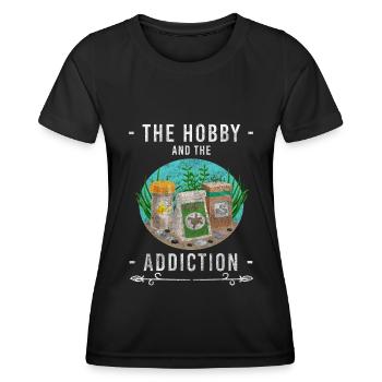 Fish, Water, Ornamental Fish - Women's Functional T-Shirt - black - Front - AI Model Female 172 light (172cm)