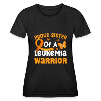 Leukemia Awareness Month Leukemia Survivor - Women's Functional T-Shirt - black - Front - AI Model Female 172 light (172cm)