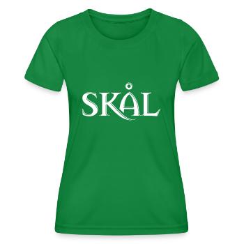 Skål Viking toast Odin Cheers - T-shirt sport Femme - vert - Devant - AI Model Female 172 dark (172cm)
