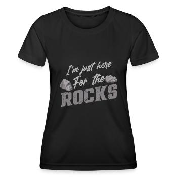 Geology Student Geologist Geology Student - Women's Functional T-Shirt - black - Front - AI Model Female 172 light (172cm)