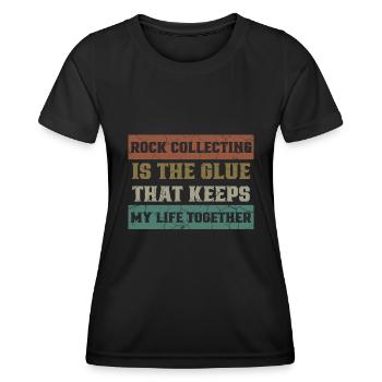 Geology Student Geologist Geology Student - Women's Functional T-Shirt - black - Front - AI Model Female 172 light (172cm)