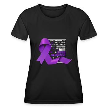 Lupus Bewusstseins Monat - Frauen Funktions-T-Shirt - Schwarz - Vorne - AI Model Female 172 light (172cm)
