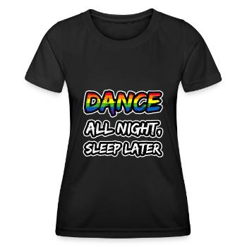 lgbtqia+ - Frauen Funktions-T-Shirt - Schwarz - Vorne - AI Model Female 172 light (172cm)
