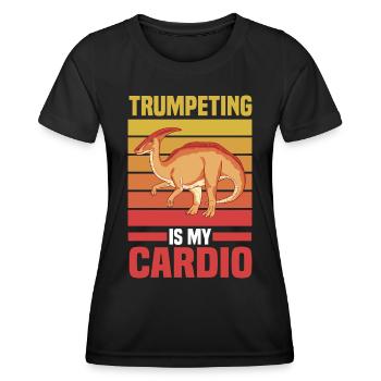 Dinos - Women's Functional T-Shirt - black - Front - AI Model Female 172 light (172cm)