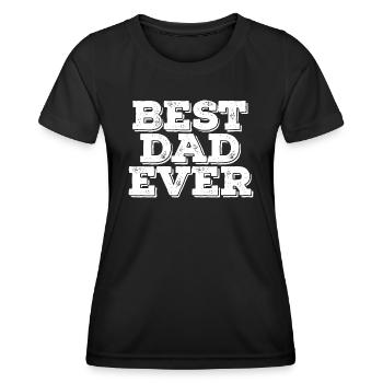 Bester Vater aller Zeiten - Frauen Funktions-T-Shirt - Schwarz - Vorne - AI Model Female 172 light (172cm)