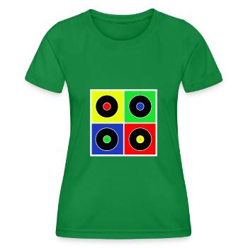 vinyle - T-shirt sport Femme - vert - Devant - AI Model Female 172 dark (172cm)