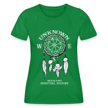 T-shirt Dreamcatcher noir - T-shirt sport Femme - vert - Devant - AI Model Female 172 dark (172cm)