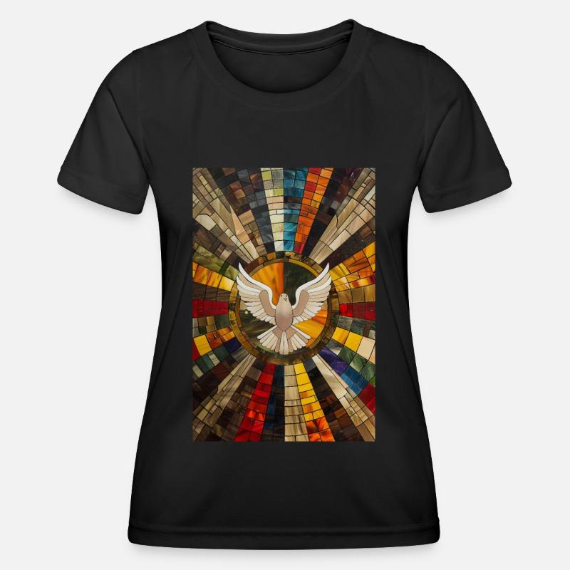 Lively Czech Christian Decor - Women's Functional T-Shirt - black