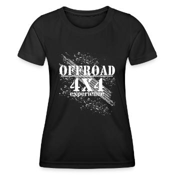 Offroad 4X4 experience - Frauen Funktions-T-Shirt - Schwarz - Vorne - AI Model Female 172 light (172cm)
