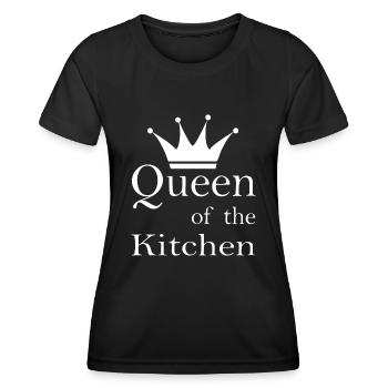 Cuisiner Cuisiner - T-shirt sport Femme - noir - Devant - AI Model Female 172 light (172cm)