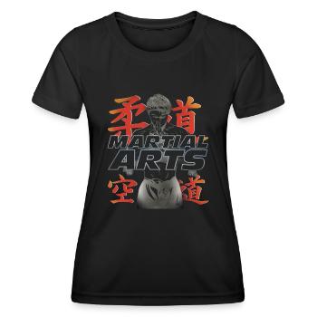 Martial Arts Martial Arts Lifestyle - Women's Functional T-Shirt - black - Front - AI Model Female 172 light (172cm)
