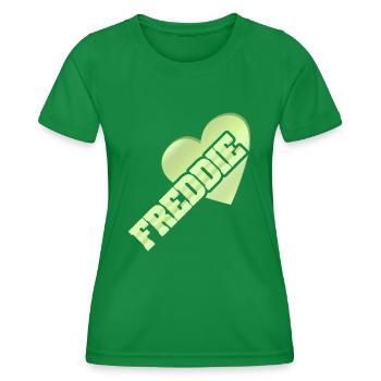Liebe Love Gold Freddie - Women's Functional T-Shirt - kelly green - Front - AI Model Female 172 dark (172cm)