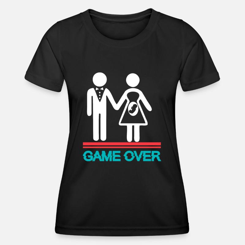 Game Over - Women's Functional T-Shirt - black