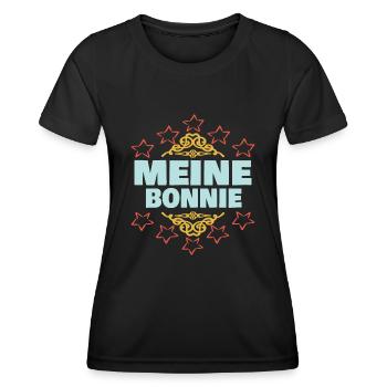 Mädchen Bonnie - Frauen Funktions-T-Shirt - Schwarz - Vorne - AI Model Female 172 light (172cm)