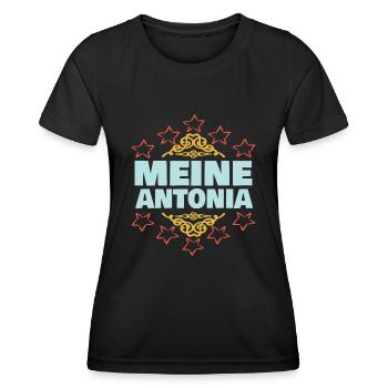 Mädchen Antonia - Frauen Funktions-T-Shirt - Schwarz - Vorne - AI Model Female 172 light (172cm)