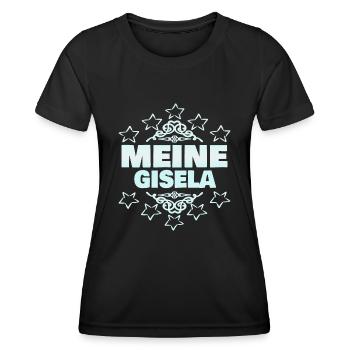 Geschenk für Gisela - Frauen Funktions-T-Shirt - Schwarz - Vorne - AI Model Female 172 light (172cm)