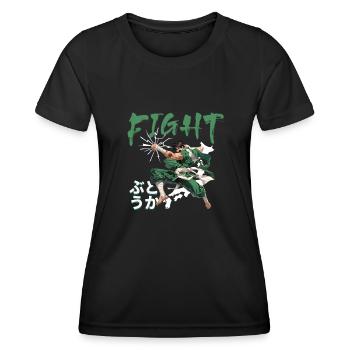 Fight for Your Fate - Martial Artist - Women's Functional T-Shirt - black - Front - AI Model Female 172 light (172cm)