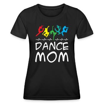 Maman danseuse - T-shirt sport Femme - noir - Devant - AI Model Female 172 light (172cm)