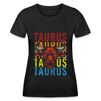 Sternzeichen Konstellation Geburtsmonat - Frauen Funktions-T-Shirt - Schwarz - Vorne - AI Model Female 172 light (172cm)