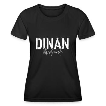 Dinan Médiévale - T-shirt sport Femme - noir - Devant - AI Model Female 172 light (172cm)