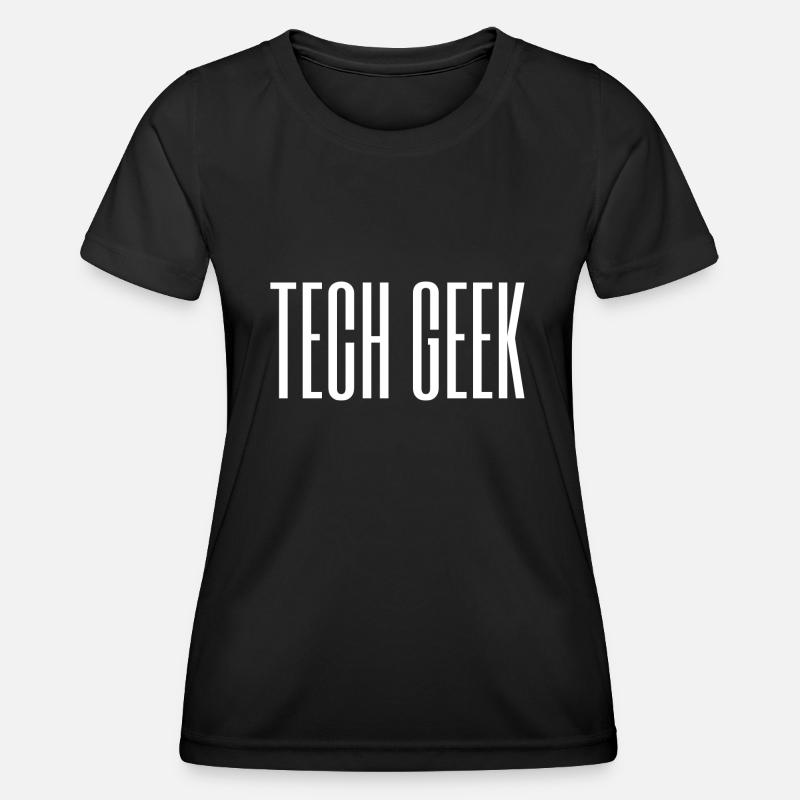 TECH GEEK / NERD - Women's Functional T-Shirt - black
