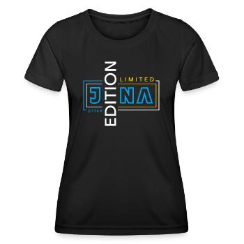 Jena Limited Edition - Frauen Funktions-T-Shirt - Schwarz - Vorne - AI Model Female 172 light (172cm)