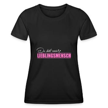 Partnerlook Beste Freundinnen - Frauen Funktions-T-Shirt - Schwarz - Vorne - AI Model Female 172 light (172cm)