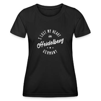 Heidelberg - T-shirt sport Femme - noir - Devant - AI Model Female 172 light (172cm)