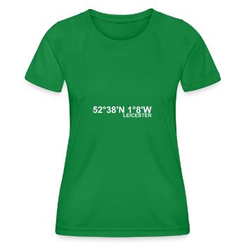 Leicester coordinates - Women's Functional T-Shirt - kelly green - Front - AI Model Female 172 dark (172cm)