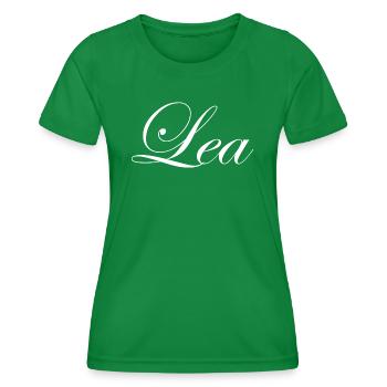 Lea Beau Nom Blanc - T-shirt sport Femme - vert - Devant - AI Model Female 172 dark (172cm)